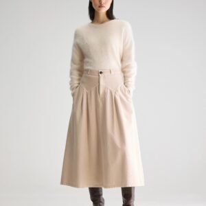 Alternative view of Gala flared mid skirt (251 / W / MOON)