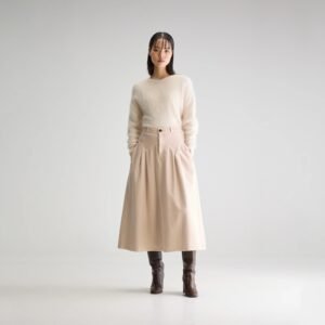 Gala flared mid skirt (251 / W / MOON)