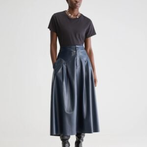 Alternative view of Gala flared mid skirt (251 / W / CAPTAIN)