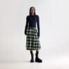 Woogie midi a-line skirt (252 / W / CHECK A)