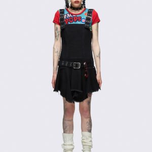 Alternative view of Claire Black Denim Mini Dress