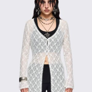 Alternative view of Elysia Lace Shirt Dress